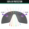 Well-aimed Replacement Lenses Compatible with Bolle IBEX 12373 Sunglasses - Silver Iridium Polarized view 4
