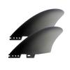 UP100 Surfboard Twin Keel Fins (2 Fins) Black - Nylon and Fiberglass for Twin Tab FCS/FCS II Surf Boards (for FCS II) view 3