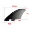 UP100 Surfboard Twin Keel Fins (2 Fins) Black - Nylon and Fiberglass for Twin Tab FCS/FCS II Surf Boards (for FCS II) view 4