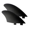 UP100 Surfboard Twin Keel Fins (2 Fins) Black - Nylon and Fiberglass for Twin Tab FCS/FCS II Surf Boards (for FCS) view 3