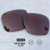 Well-aimed Replacement Lenses Compatible with Bolle Python 11328 Sunglasses - Brown Polarized view 2
