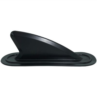 Surfing Fins 2Pcs Inflatable Boat Shark Fin Assault Boat SUP Surfboard Small Water Divider Paddle Plastic PVC Tail Rudder (Color : Black, Size : 21x6.5x6.5CM)