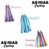 ABSOAR Cycling Colorful Bike Streamers Girls Boys Kids Bicycle Tassel Ribbon Handlebar Scooter Streamer 2 Pairs, Unicorn view 2