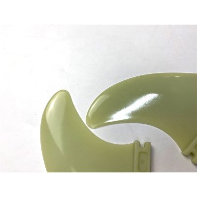 Surfing Fins 1/2" Base Surfboard Tail Rudder Surfboard Tail Fins Surfing Propeller Surfing Accessories (Color : Clear)