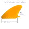 Surfing Fins 4.6" Surfboard Center Fin for Air Sup Long Board Surfboard Inflatable Paddle Board (Color : Orange) view 4