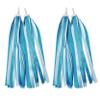 ABSOAR Cycling Colorful Bike Streamers Girls Boys Kids Bicycle Tassel Ribbon Handlebar Scooter Streamer 2 Pairs, Bluebell view 1