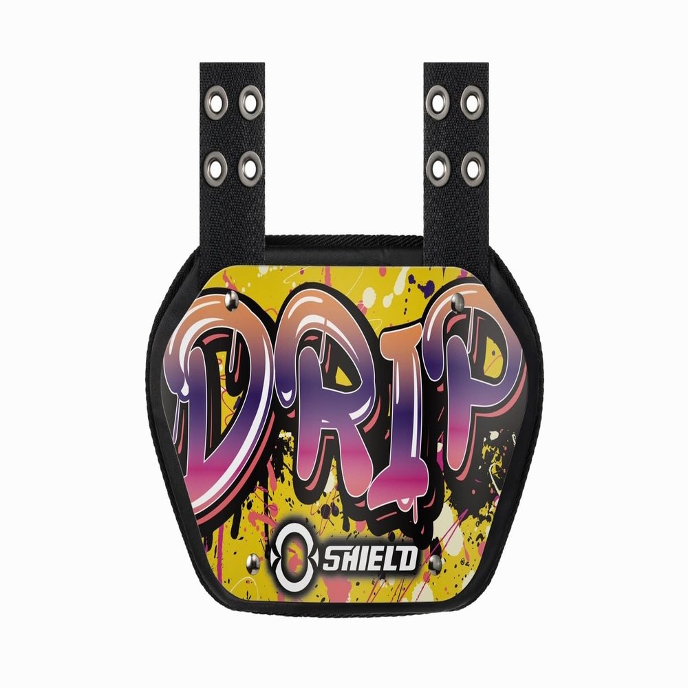 O Shield DRIP Football Back Plate, Lower Back Pads for Football Players, Rear Protector, Youth