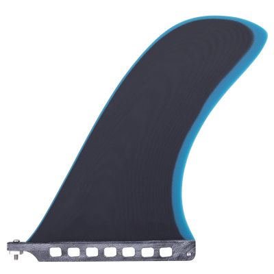 Surfing Fins Surfboard Fin Fiberglass Center Single Fins US Box 10" Inch Longboard SUP Accessories (Color : Blue 10 inch)