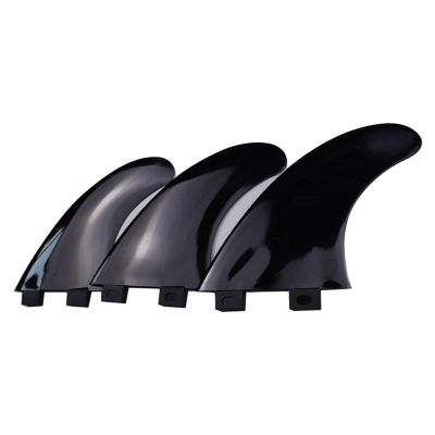 Surfing Fins 3Pcs/Set Surfboard Rubber Tail Fins G5 Plastic Fin Surfboard Fins Surfing Accessories (Color : 3Pcs)