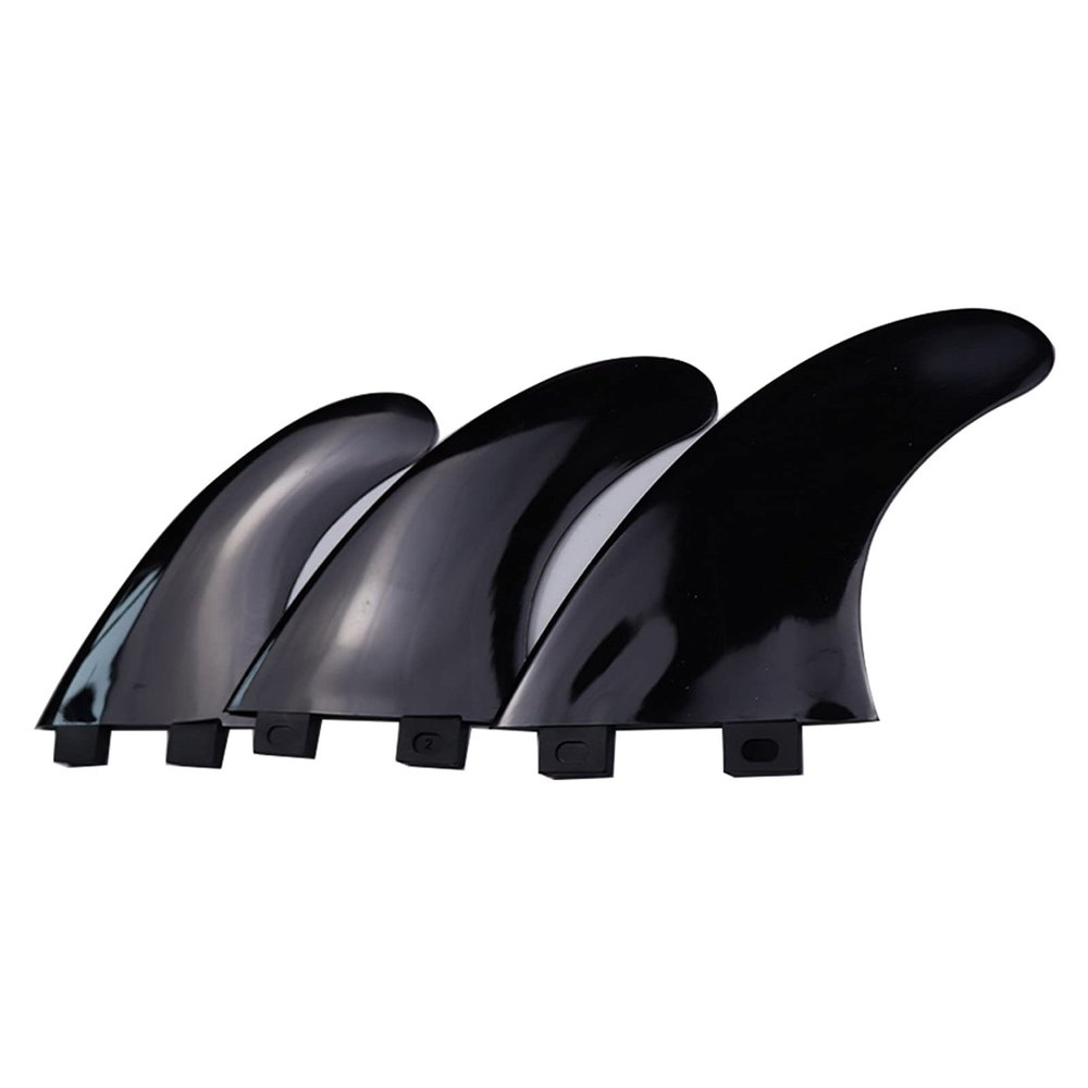 Surfing Fins 3Pcs/Set Surfboard Rubber Tail Fins G5 Plastic Fin Surfboard Fins Surfing Accessories (Color : 3Pcs)