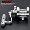 CAMEKOON Conventional Lever Drag 2-Speed Trolling Fishing Reel, 4.5:1/2.1:1 Gear Ratio, Overhead Multiplier Saltwater Reel, 25kg Powerful Carbon Drag view 2