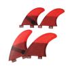 Surfing Fins Surfboard Tail Rudder 4Pcs Surf Board Fins Surfboard Accessories Surfing Tail Thruster (Color : Blue, Size : G5+GL) view 3
