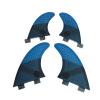Surfing Fins Surfboard Tail Rudder 4Pcs Surf Board Fins Surfboard Accessories Surfing Tail Thruster (Color : Blue, Size : G5+GL) view 4
