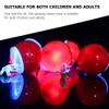 ABOOFAN Light Up Clown Nose 4pcs Reusable Reindeer Nose LED Glowing Rudolph Clown Costume Accessory Circus Carnival Dress-up Party Supply view 2