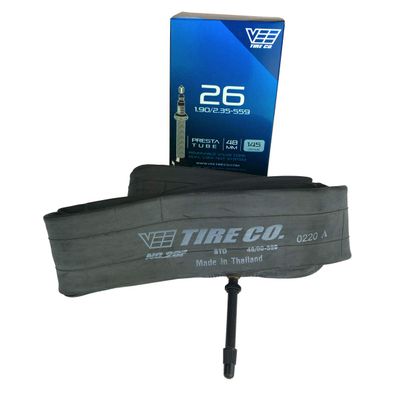 2 Vee Tire 26x2.25 Bike Tire Inner Tubes with 48 mm Presta Valve Stems. 26 Inch Bicycle Inner Tubes.