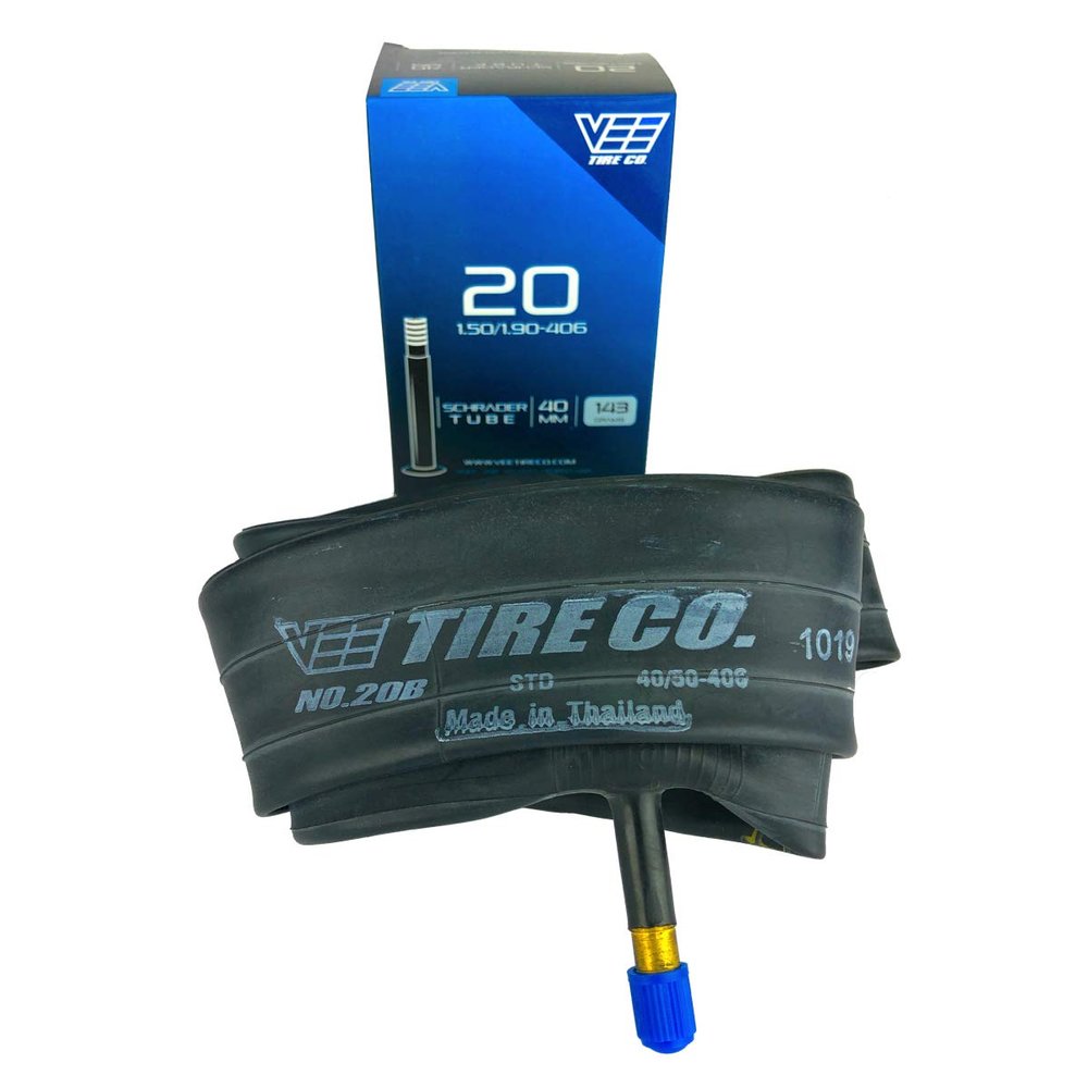 2 Vee Tire 20x1.75 Bike Tire Inner Tubes with 40 mm Schrader Valve Stems. 20 Inch Bicycle Inner Tubes.