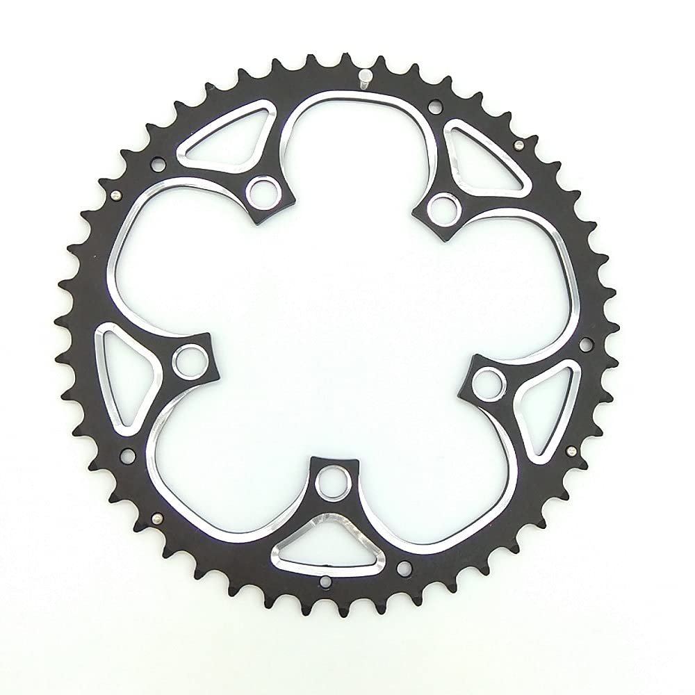 MYEEI Road Bicycle Chain Wheel BCD 110 MM Sprockets 50T 48T 46T 34T Chainwheel Folding Bike Chainring Double Crown (Color : 48T)