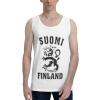 AIVYNA Finland Mens Tank Top Shirt Sleeveless Vest Tee X-Large White view 1