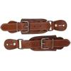 Adult Bull Riding Leather Spur Straps 1 1/4" x 11" - Master Bulls Brazilian Made view 3