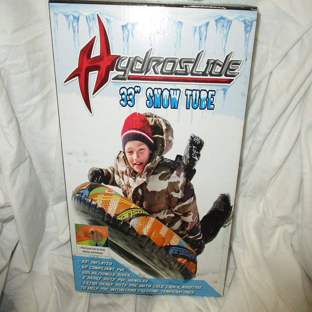 NineFit Basics 33" Multi-Color Modern Hydroslide Snow Tube