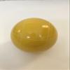 BuyBocceBalls Listing - Made in USA, Premium Quality Tournament - Replacement Bocce Ball with Close Curvey Stripes - Single Yellow 110mm view 1