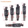 Jejy Air Pressure Rear Shock Absorber 125/150/165/190/200mm Mountain Bike Folding Bike Scooter Rear Suspension Shock Absorber (Size : 125mm) view 2