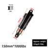 Jejy Bicycle Oil Spring Shoc Absorber125/150/165/185mm,850lbs/1000lbs Electric Vehicle Snowmobile Mountain Bike Rear Shock Absorber (Size : 150mm/1000Lbs) view 4