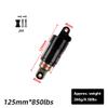 Jejy Bicycle Oil Spring Shoc Absorber125/150/165/185mm,850lbs/1000lbs Electric Vehicle Snowmobile Mountain Bike Rear Shock Absorber (Size : 125mm/850Lbs) view 4