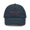 Abort The Court Hat, Abortion Protest Hat, Pro Choice Hat, Pro Roe Hat, No Uterus No Opinion, Reproductive Rights, Embroidered Distressed Dad Hat Navy view 1
