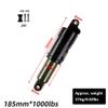 Jejy Bicycle Oil Spring Shoc Absorber125/150/165/185mm,850lbs/1000lbs Electric Vehicle Snowmobile Mountain Bike Rear Shock Absorber (Size : 185mm/1000Lbs) view 4