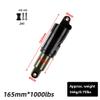 Jejy Bicycle Oil Spring Shoc Absorber125/150/165/185mm,850lbs/1000lbs Electric Vehicle Snowmobile Mountain Bike Rear Shock Absorber (Size : 165mm/1000Lbs) view 4