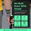 ADV Tennis Wristbands with New Age Polyester Cotton Blend - Ultra Absorbent Wrist Sweatbands - Doublewide & Slim Wrist Bands for Sweat - 4 Pack or 2 Pack (4-Pack Blue, M/L) view 3