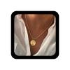 Allereyae Boho Coin Medallion Necklace Gold Head Coin Pendant Necklace Retro Disc Choker Necklace Vintage Portrait Coin Necklaces Twist Chain Necklace Jewelry for Women view 1