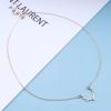 Allereyae Boho Deer Antler Choker Necklace Elk Head Pendant Necklace Bohemia Antler Deer Choker Cute Animal Necklace Chain for Women view 3