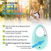 iGANK Simple Walking Pedometer 3D Step Counter for Men Women Kids (Turquoise) view 3