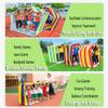 Field Day Teamwork Game Running mat, Kids Adult Teamwork Group Learning Game Activity Rolling Run Mat, 2 PCS (Size : Adult-8M) view 4