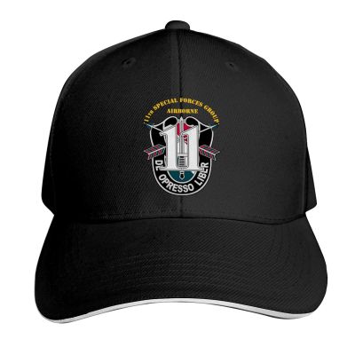 11th Special Forces Group Unisex Adult Baseball Cap Sandwich Caps Adjustable Dad Hat Casquette Cap Black
