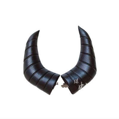 Anime Cosplay Clip on Horns Devil Horn Hair Clips Costume Horns Props Halloween Hair Accessories (black-1)