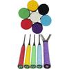 ATGRS Tennis Racket Grip Tape, Dry Feel Tennis Grips, Absorbent and Enhanced Tennis Racquet Overgrip, Better for Sweating Hands (Dry-Multicolors 12pcs) view 3
