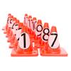 LVL10 Pro Training Cones - 6" Soccer Training Cones for Sports - for Basketball, Football, Basketball and Agility Drills - Soccer Field Markers That Won't Crack, Slide or Fly view 1