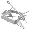 JT-HLM Boat Anchor 13LB Galvanized Steel Replacement for Cube Anchor Folds for Storage view 1