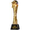 Award Trophies Award Trophies Personalized Creative Sports Series Resin Trophy, Football Competition Winning Statue, Gilt Plating Awards Cup with Crystal Ball, Free Engraving view 1
