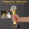 Award Trophies Award Trophies Personalized Creative Sports Series Resin Trophy, Football Competition Winning Statue, Gilt Plating Awards Cup with Crystal Ball, Free Engraving view 4