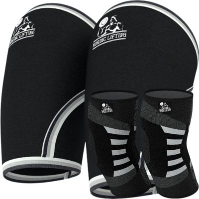 Nordic Lifting Elbow Sleeves Small Bundle with Elbow Compression Sleeves Medium