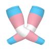 AYUNIX Arm Sleeves for Men Women Transgender Pride Flag UV Sun Protection Cooling Arm Sleeves Arm Cover Sleeves for Outdoor Protective Sports Running Golf Cycling Driving Fishing view 2