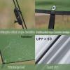 XIANGBINXUAN Camping Tent Tarps Lightweight Waterproof Camping Shelter, Premium 210D Oxford Against Rain UV Protection Hammock Shelter Tarp Sun Shade for Snow Travel Beach (Black(rodless) Small) view 2