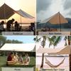 XIANGBINXUAN Tent Tarp for Tent Camping Lightweight Waterproof Camping Shelter, UV Protection Portable Lightweight Waterproof Windproof Snowproof for Hiking and Outdoor Adventure (4.4x3m Hex) view 4