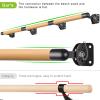 Dolibest Space Saver, 10 ft Ballet Barre, Wall Mounted Traditional Wood Ballet Barre System Stretch/Dance for Home Barre Workout Equipment, Height Adjustable for Kids and Adults view 2