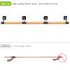 Dolibest Space Saver, 10 ft Ballet Barre, Wall Mounted Traditional Wood Ballet Barre System Stretch/Dance for Home Barre Workout Equipment, Height Adjustable for Kids and Adults view 4