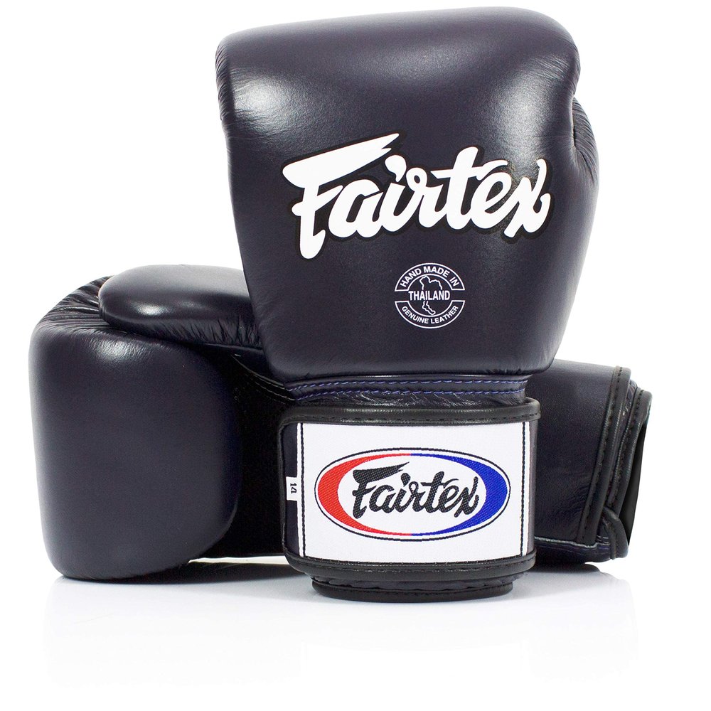 Fairtex BGV1BR Muay Thai Boxing Breathable Gloves for Men, Women, Kids | MMA Gloves, Kickboxing, Gym, Workout | Premium Quality, Light Weight & Shock Absorbent 8 oz Boxing Gloves-Blue